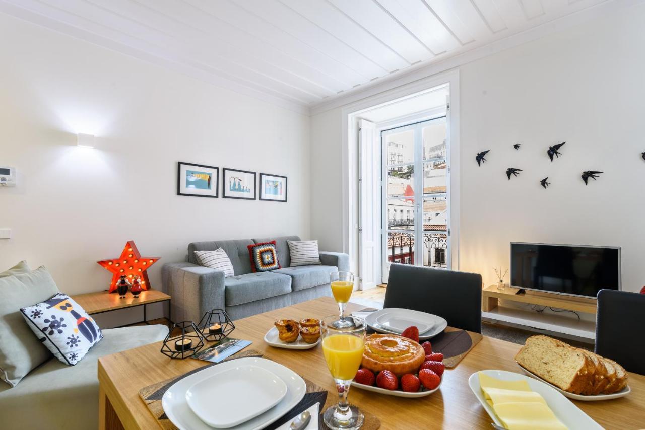 Modern Flat In Downtown Lisbon By Lovelystay Exterior foto